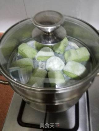 红薯，紫薯，菠菜馒头的做法步骤：7