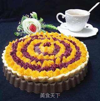香甜双薯派的做法步骤：16