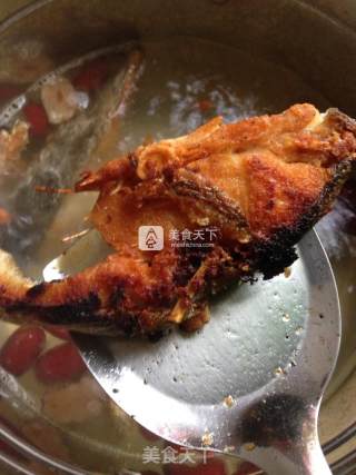 大头鱼鱼肉汤的做法步骤：5