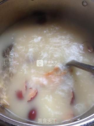 大头鱼鱼肉汤的做法步骤：7