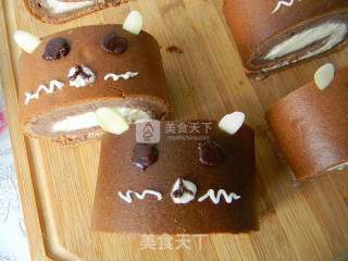萌熊可可奶油蛋糕的做法步骤：17