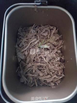 香酥牛肉肉松的做法步骤：6
