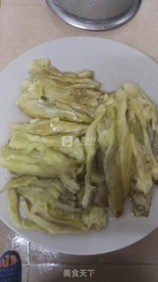 凉拌肉沫茄子的做法步骤：3