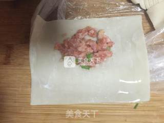 蛋皮煎馄饨的做法步骤：4