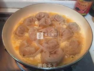 蛋皮煎馄饨的做法步骤：11