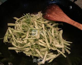 空心菜梗炒肉丝的做法步骤：10