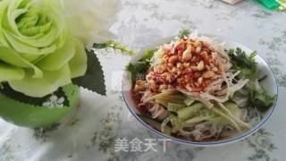 鸡丝凉面的做法步骤：10