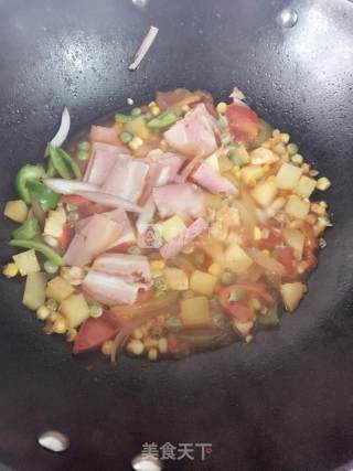 焗饭的做法步骤：2
