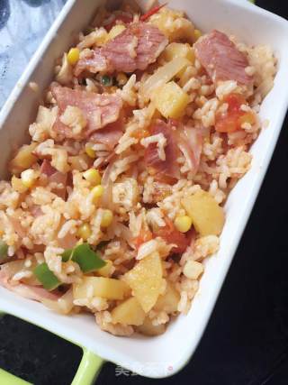 焗饭的做法步骤：3
