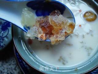 杏仁露炖雪蛤的做法步骤：17