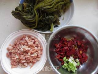佐粥小咸菜--香炒雪里蕻的做法步骤：2