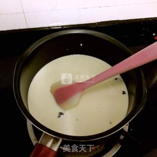意式蓝莓香草奶冻的做法步骤：3