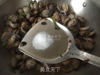 炒花蛤的做法步骤：7
