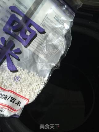 快速煮西米的做法步骤：2