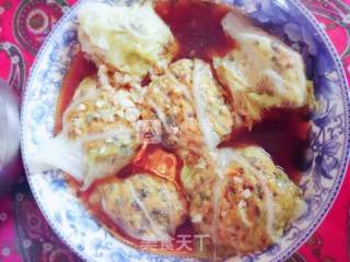 菜包肉的做法步骤：5