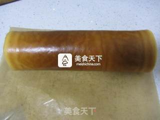 豆沙蛋糕卷的做法步骤：18