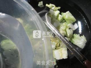 青瓜炒圆白菜的做法步骤：4