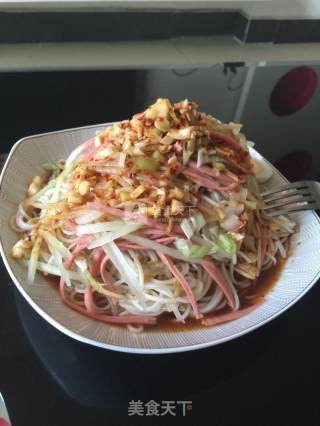 爽口凉面的做法步骤：1