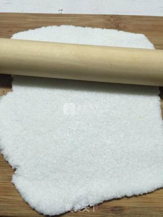 水晶绿豆沙卷的做法步骤：6