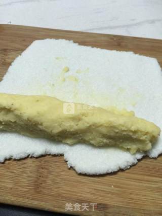 水晶绿豆沙卷的做法步骤：7