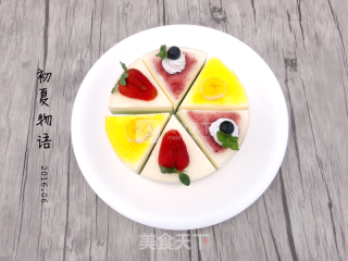 彩虹酸奶冻芝士蛋糕的做法步骤：25