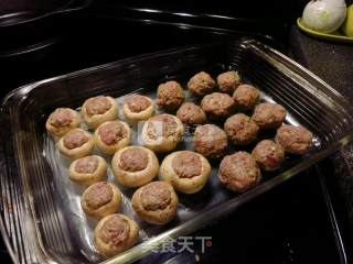 牛肉末酿蘑菇的做法步骤：7