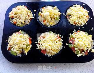 缤纷焗炒饭的做法步骤：6