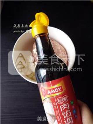 【最是鲜美多汁】菠菜蒸肉丸的做法步骤：4