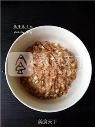 【最是鲜美多汁】菠菜蒸肉丸的做法步骤：7