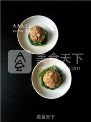 【最是鲜美多汁】菠菜蒸肉丸的做法步骤：13