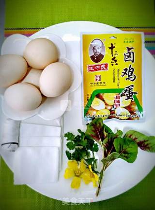 玩美煮艺——超高颜值的印花卤蛋，让孩子爱上鸡蛋~~的做法步骤：1