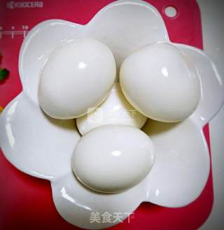玩美煮艺——超高颜值的印花卤蛋，让孩子爱上鸡蛋~~的做法步骤：2