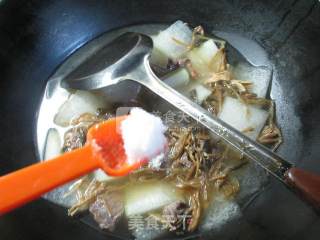 笋干菜牛肉冬瓜汤的做法步骤：7