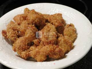 盐酥鸡块的做法步骤：7