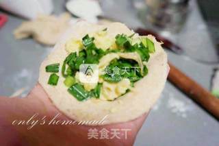 上海菇凉滴韭菜盒子的做法步骤：6