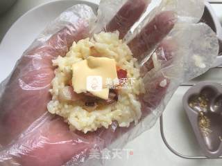 黄金芝士饭团的做法步骤：10