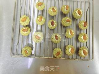 变着花样做曲奇——抹茶杏仁丹麦酥的做法步骤：9