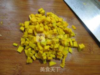 椰丝南瓜面疙瘩的做法步骤：2