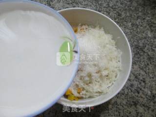 椰丝南瓜面疙瘩的做法步骤：5