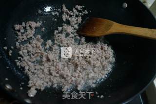 微波炉版肉末粉丝娃娃菜的做法步骤：7
