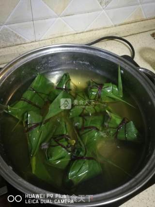 养生石斛水晶紫薯粽子的做法步骤：3