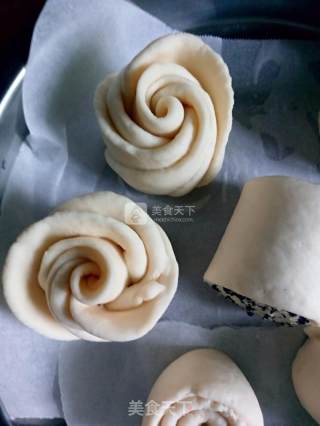 自制牛奶白馒头的做法步骤：3