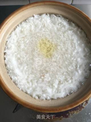 腊肠窝蛋煲仔饭的做法步骤：3