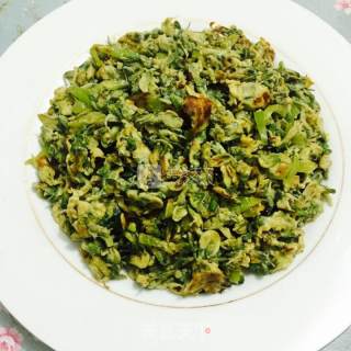 槐花炒蛋的做法步骤：3