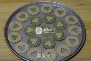抹茶双色奶酪饼的做法步骤：8