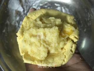 绿豆馅南瓜饼的做法步骤：4