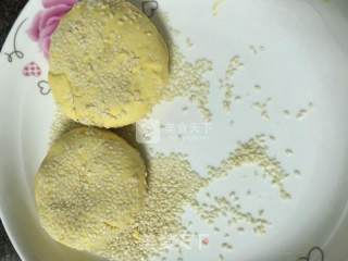 绿豆馅南瓜饼的做法步骤：5