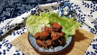 辣烤孜然牙签肉的做法步骤：10