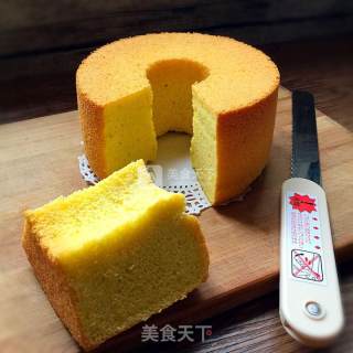 南瓜戚风蛋糕（低糖低油）的做法步骤：19