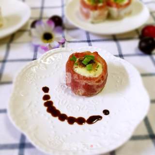 快手早餐～培根鸡蛋杯的做法步骤：10